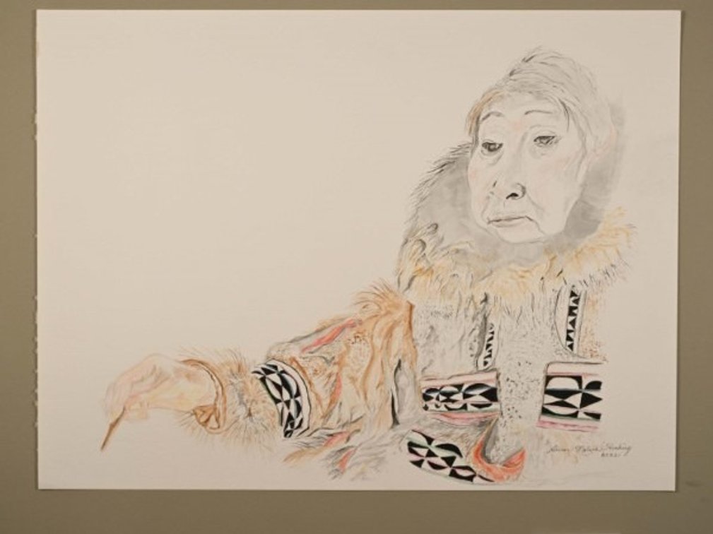 Inuit In Regalia on 140lb watercolour paper