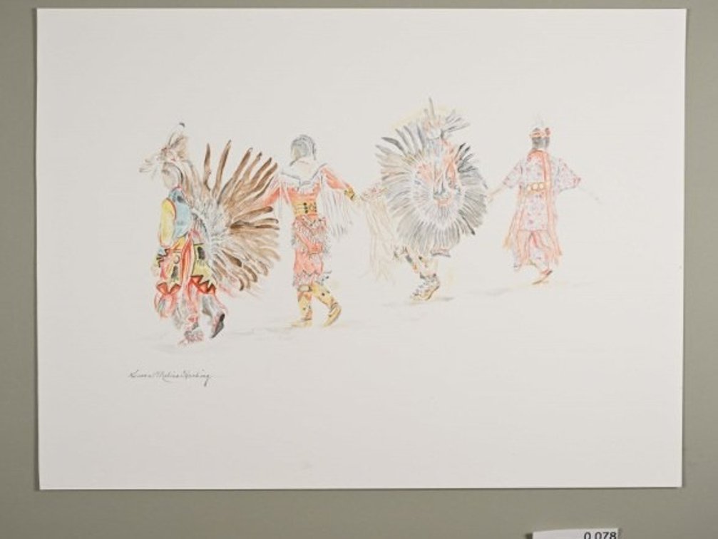 Dancers on 140lb watercolour paper