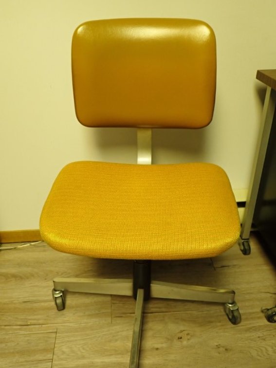 Mustard yellow Vintage Office Chair