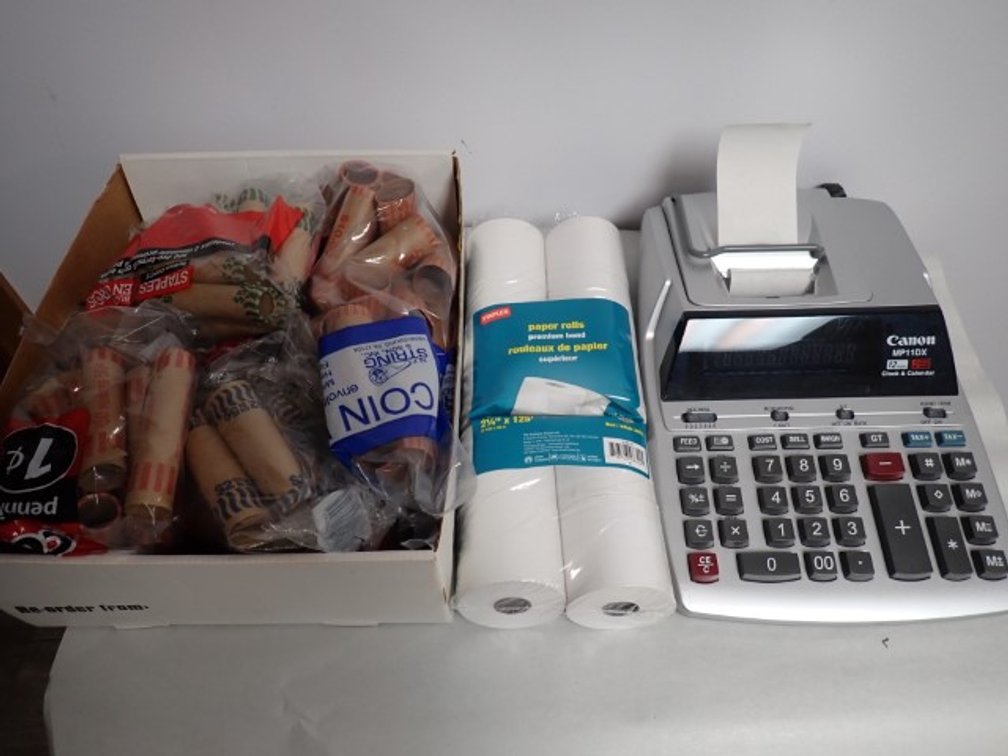 Canon MP11DX Digital Printing Calculator with Extra Rolls of Paper