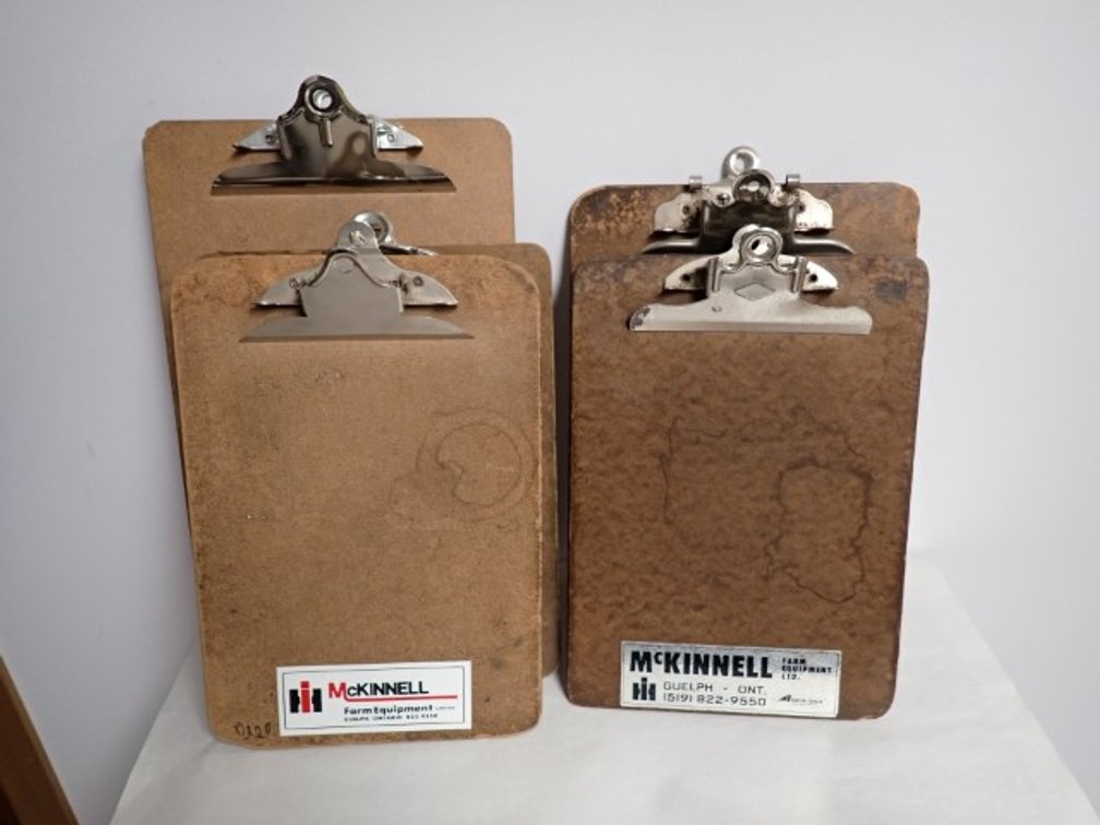 Lot of 5 Assorted Vintage Clipboards