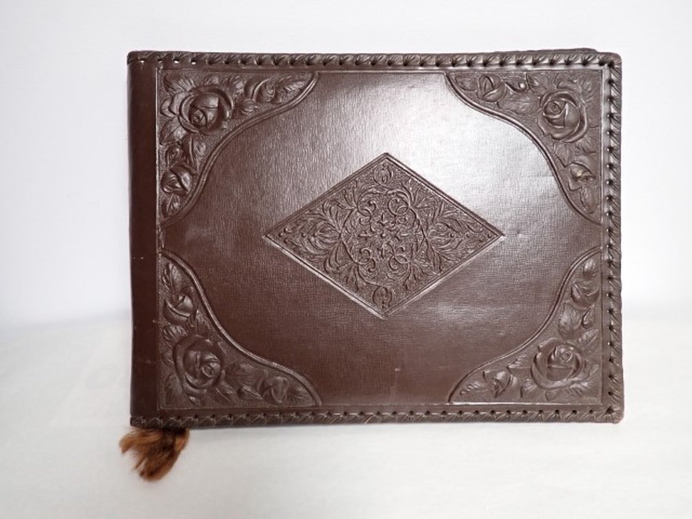 Brown Leather Looking Picture Album