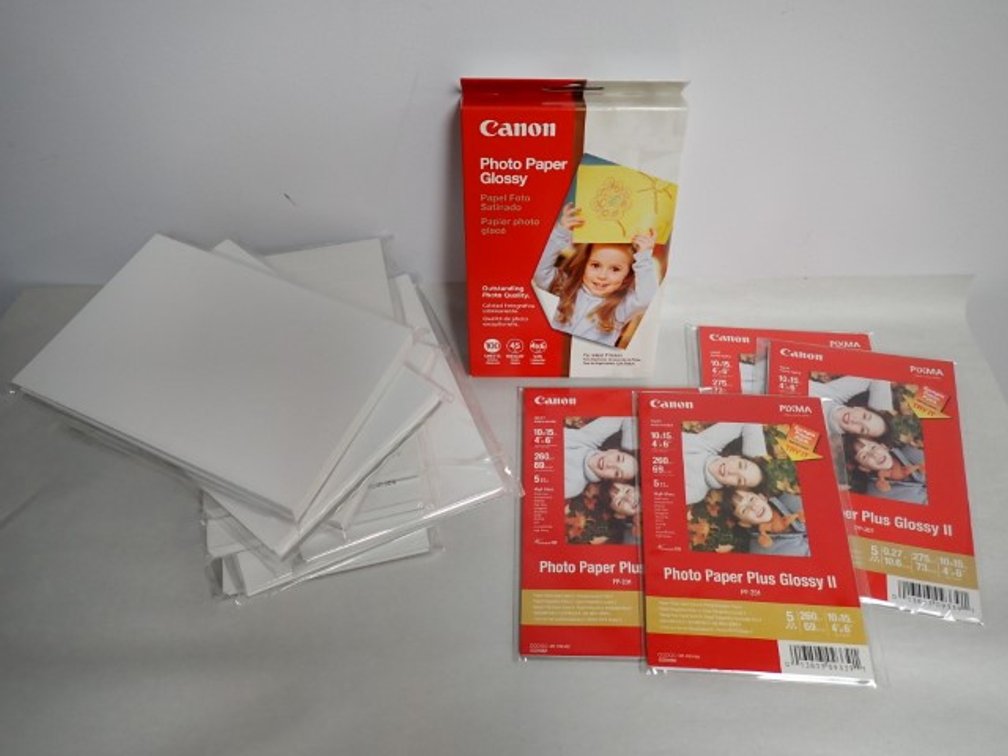 Assorted 4x6" Canon Colour Picture Printing Paper