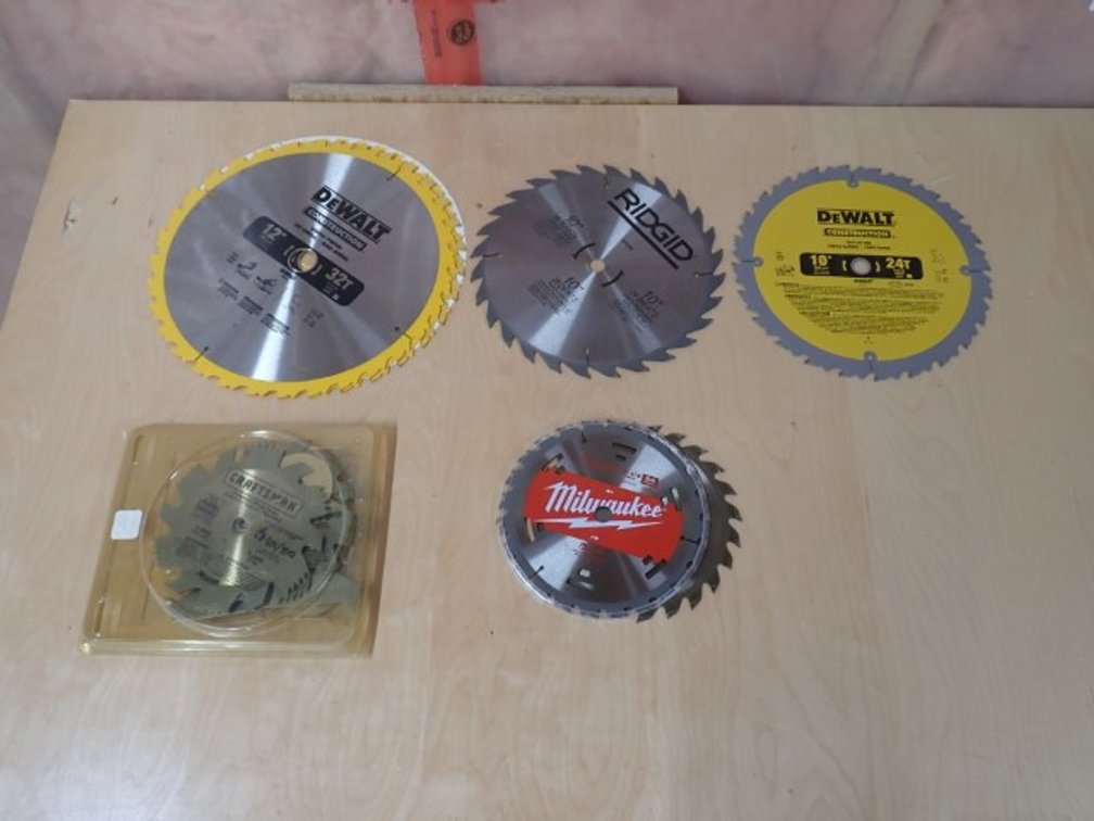 Collection of Tablesaw Blades