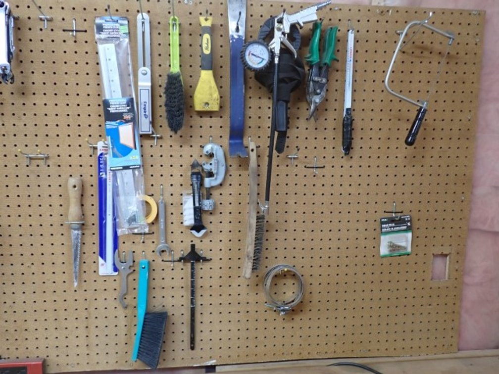 Assortment of Workbench Tools