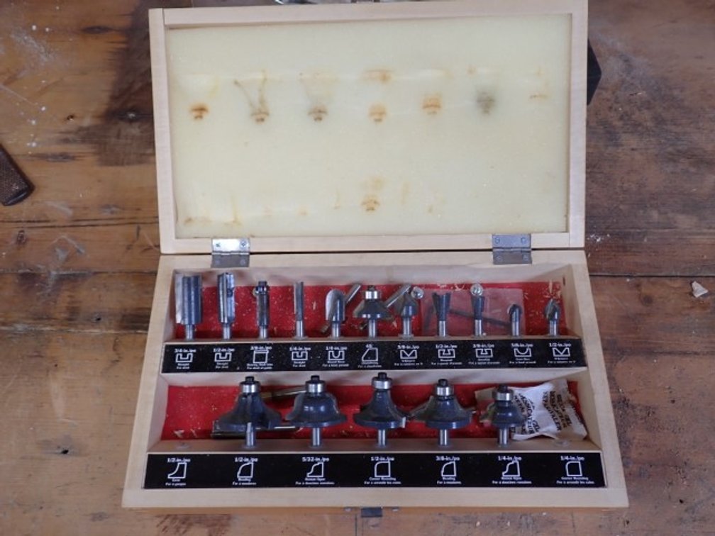 Craftsman Router Bit Set in Box