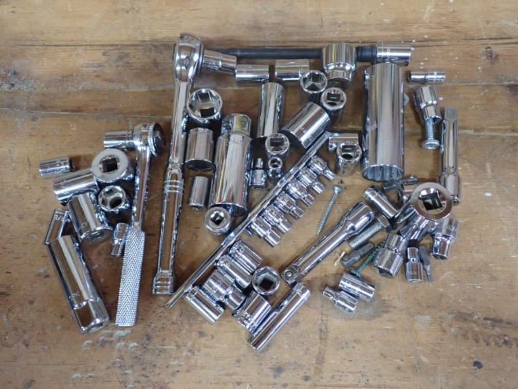 Assortment of Workbench Tools