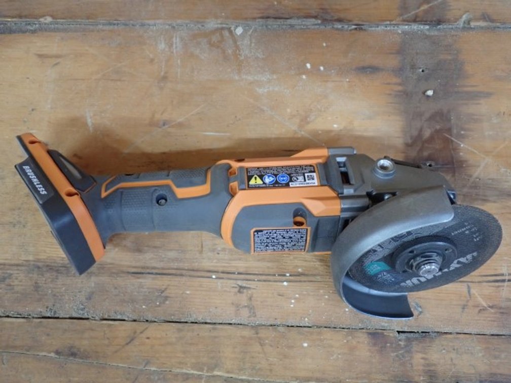 RIGID 4-1/2" Grinder