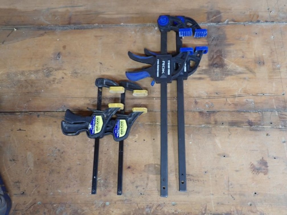 ROCK 12" Bar Clamps/Spreader and Quick Grip Mini Bar Clamps