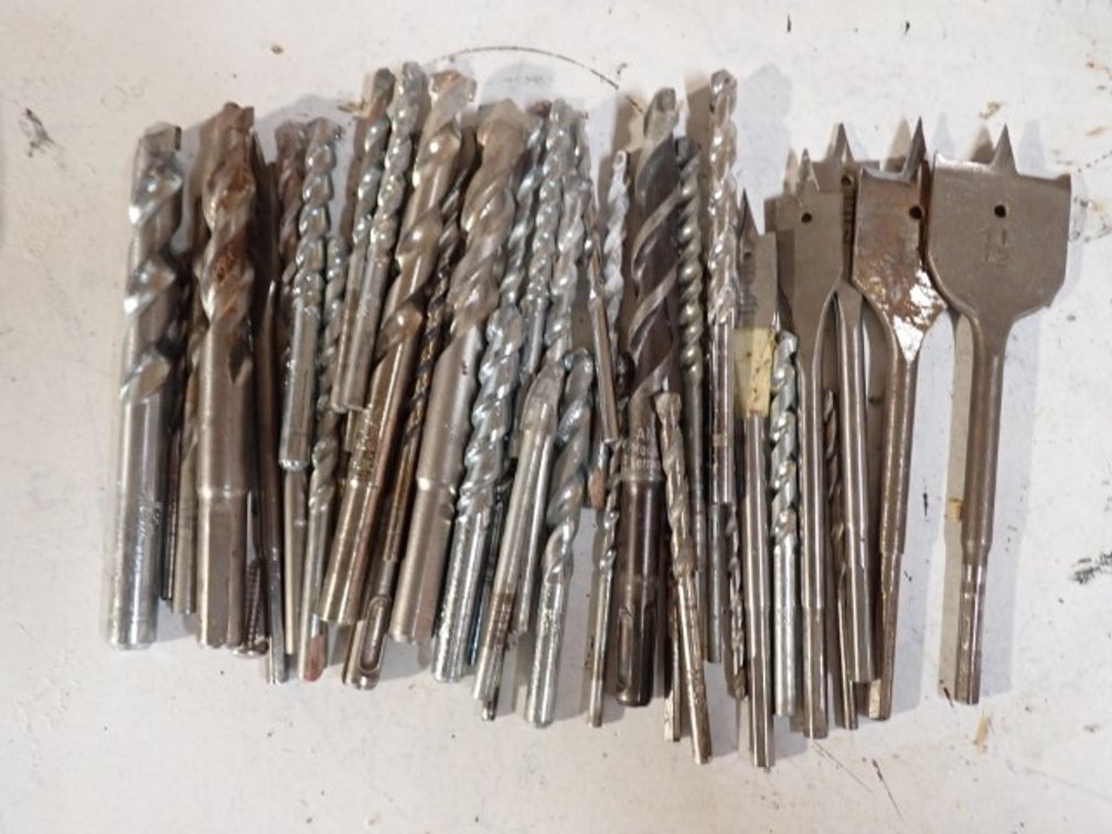 Assorted Drill and Spade Bits