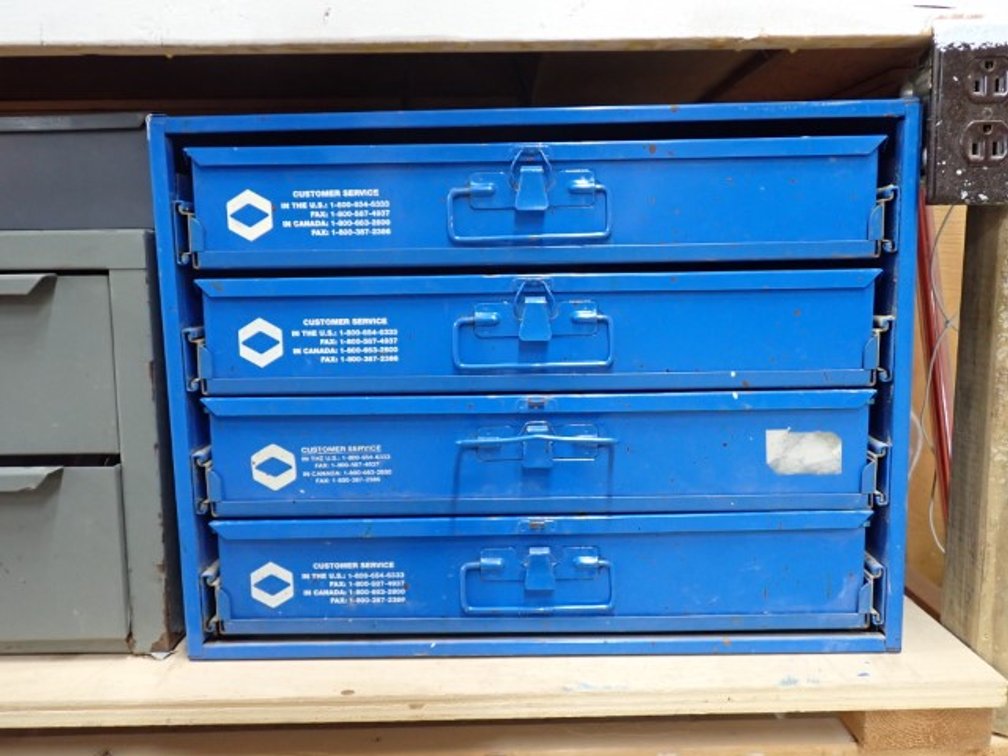 4-Drawer Metal Toolbox
