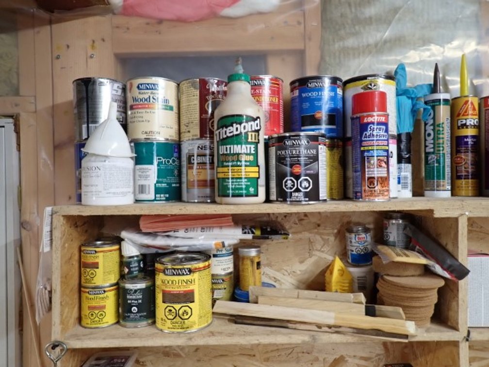 Lot of Wood Finishing Products