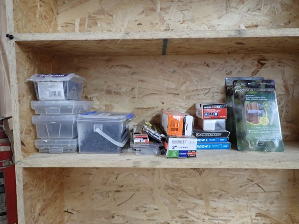Assortment of Screws/Nails/Staples