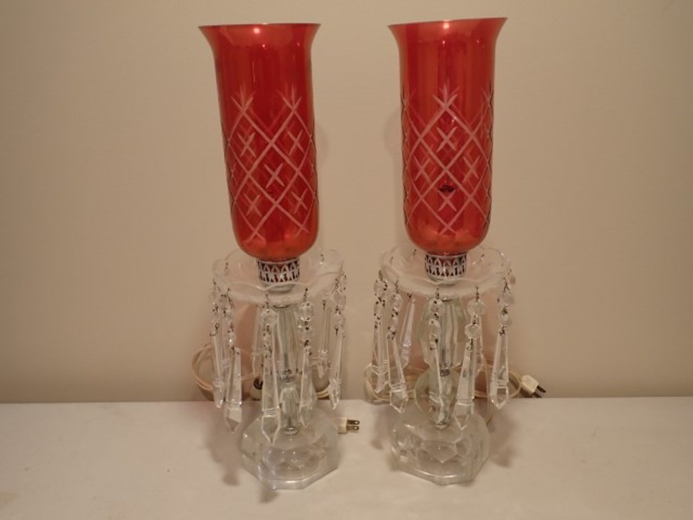 Boudoir Hurricane Lamps
