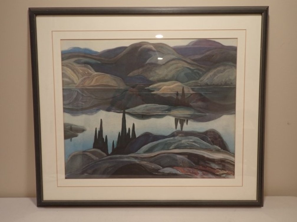 Franklin Carmichael – Mirror Lake – Framed Print