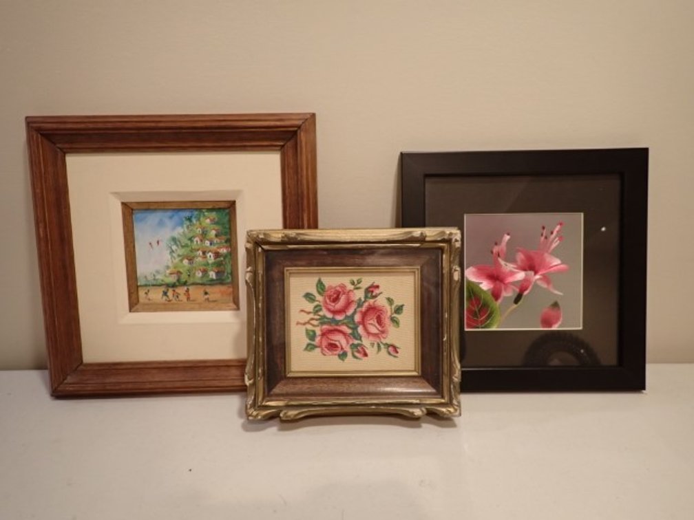 3 Framed Original Artworks