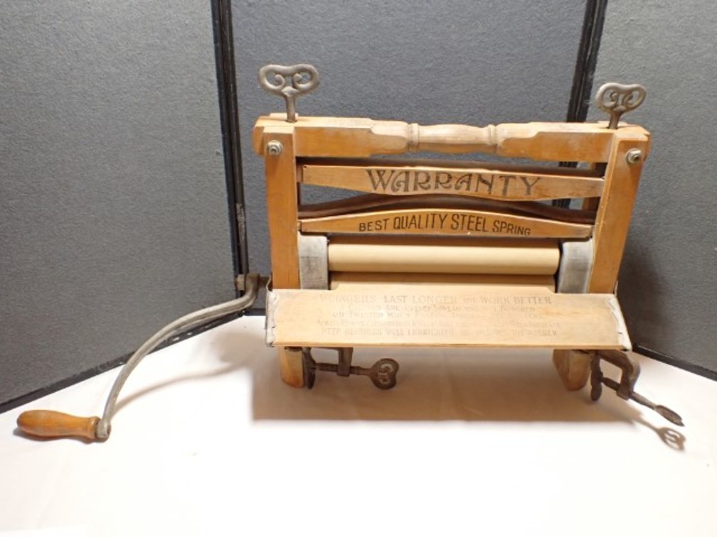 Wood Laundry Mangle