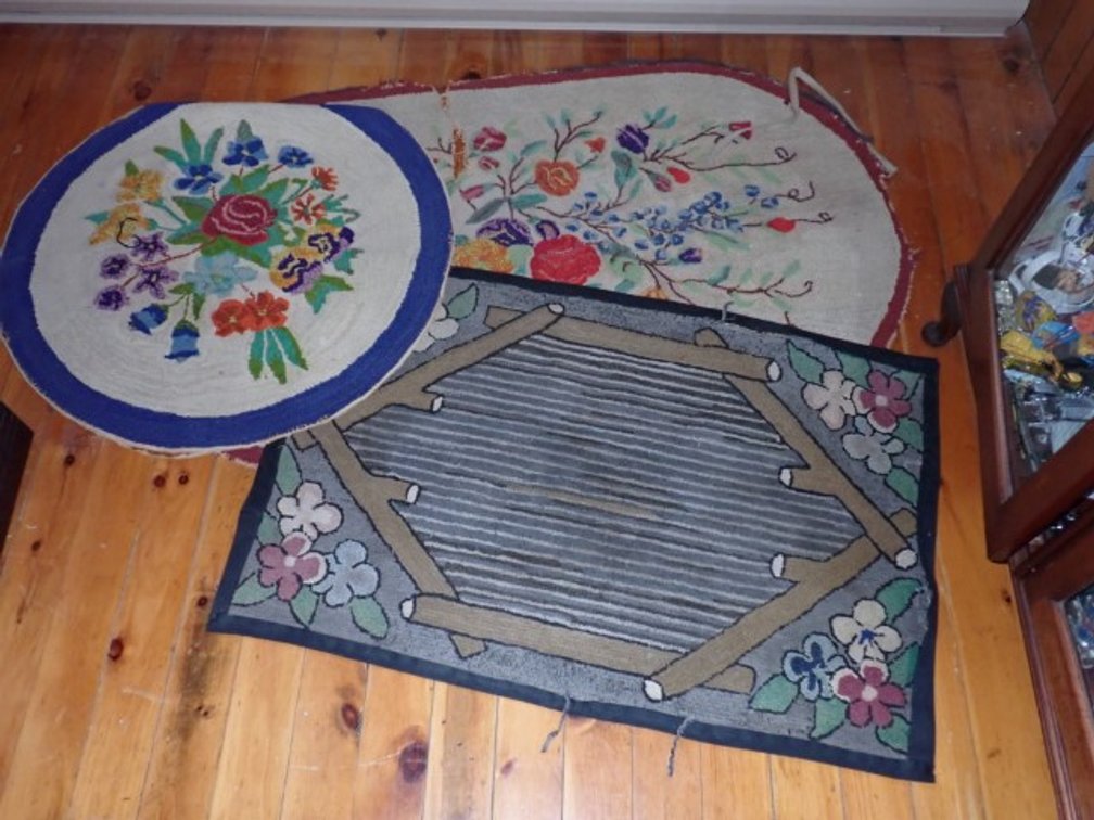 Old Hooked Rugs