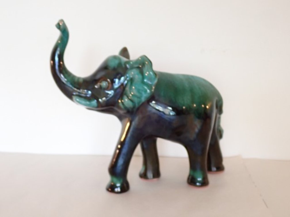 Blue Mountain Pottery Elephant Figure