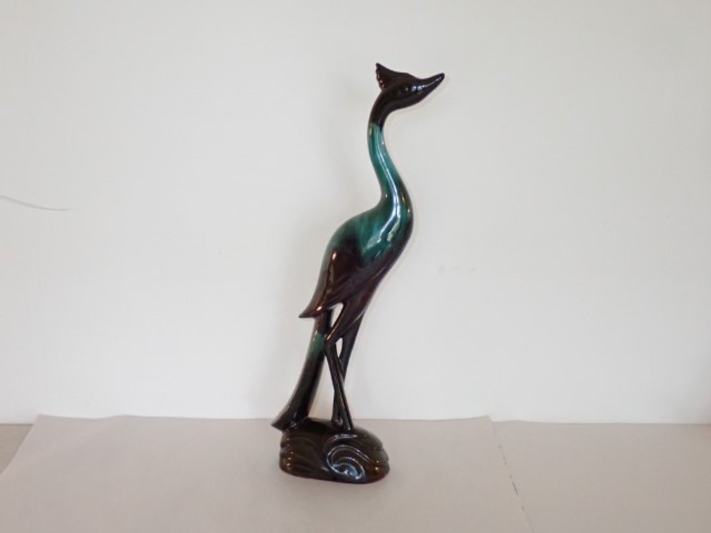 Blue Mountain Pottery Pottery Crane Figure