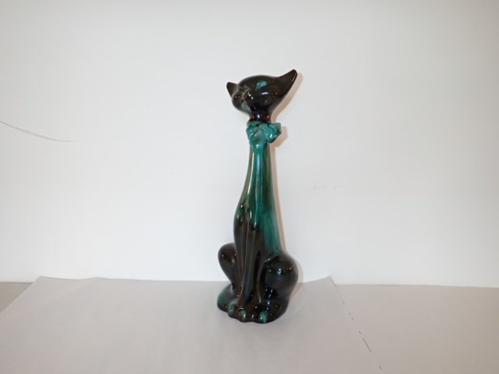 Blue Mountain Pottery Tall Cat Figure