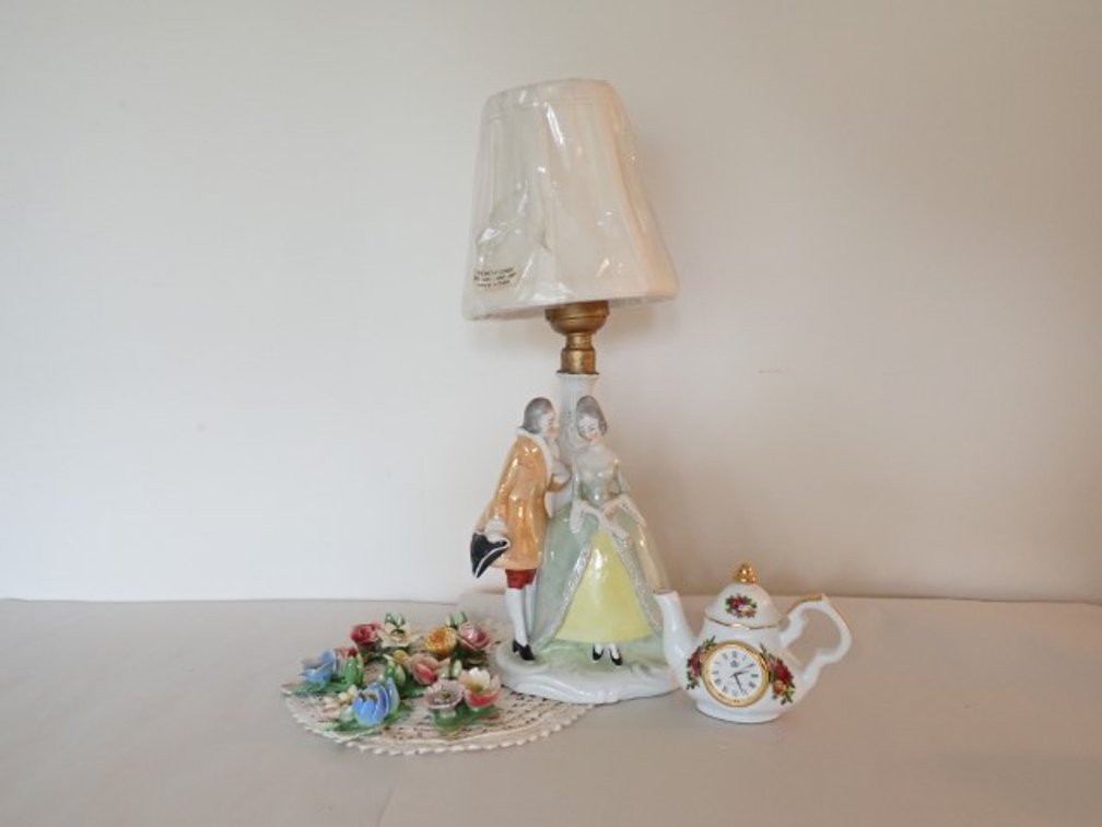 Vintage Porcelain Table Lamp