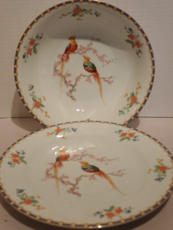Vintage Octagonal Footed Teacups & Saucers