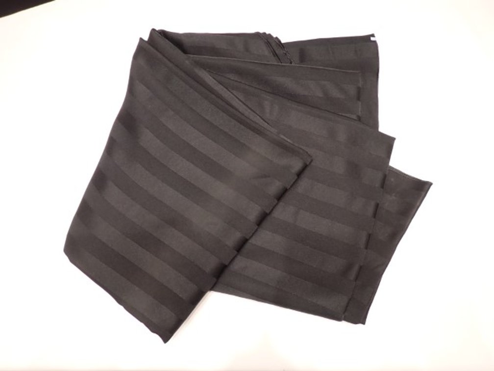 Tuxedo Black Table Linens