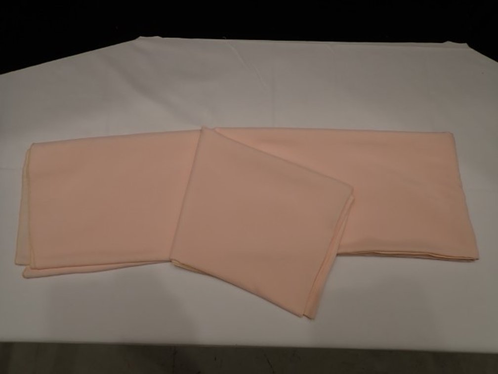 Peach Table Linens