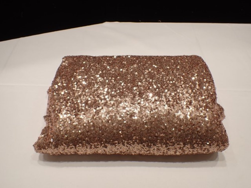 Rose Gold Sequin Table Linens