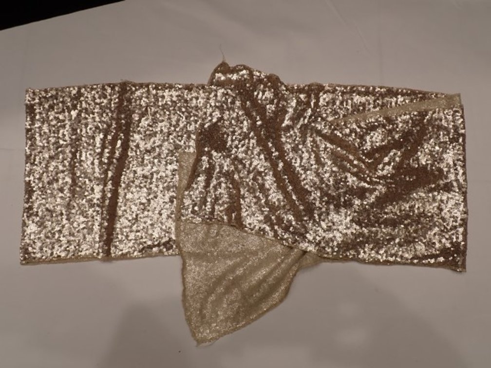 Champagne Sequin Table Runners