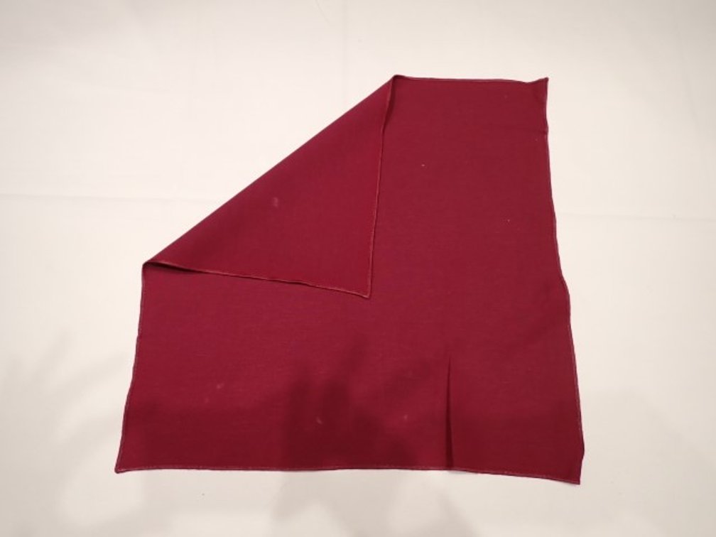 Large Count of' Burgundy Napkins