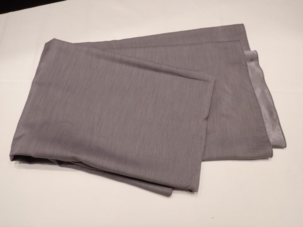 Dark Gray Satin Table Linens