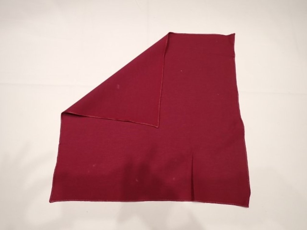 Large Count of' Burgundy Napkins