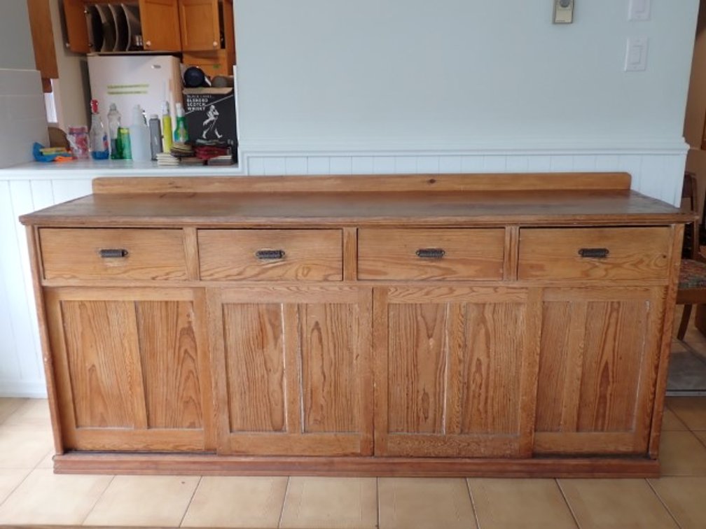 Antique Store Cabinet/Counter
