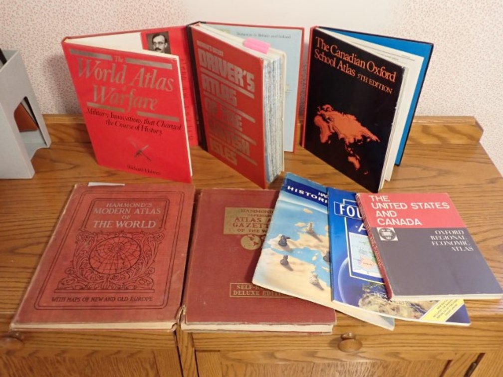 Vintage Atlases & Reference Books