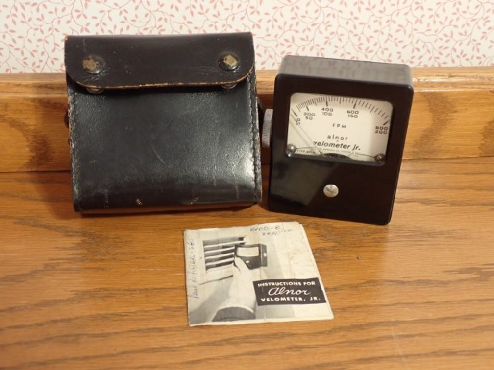 Vintage Air Velocity Meter