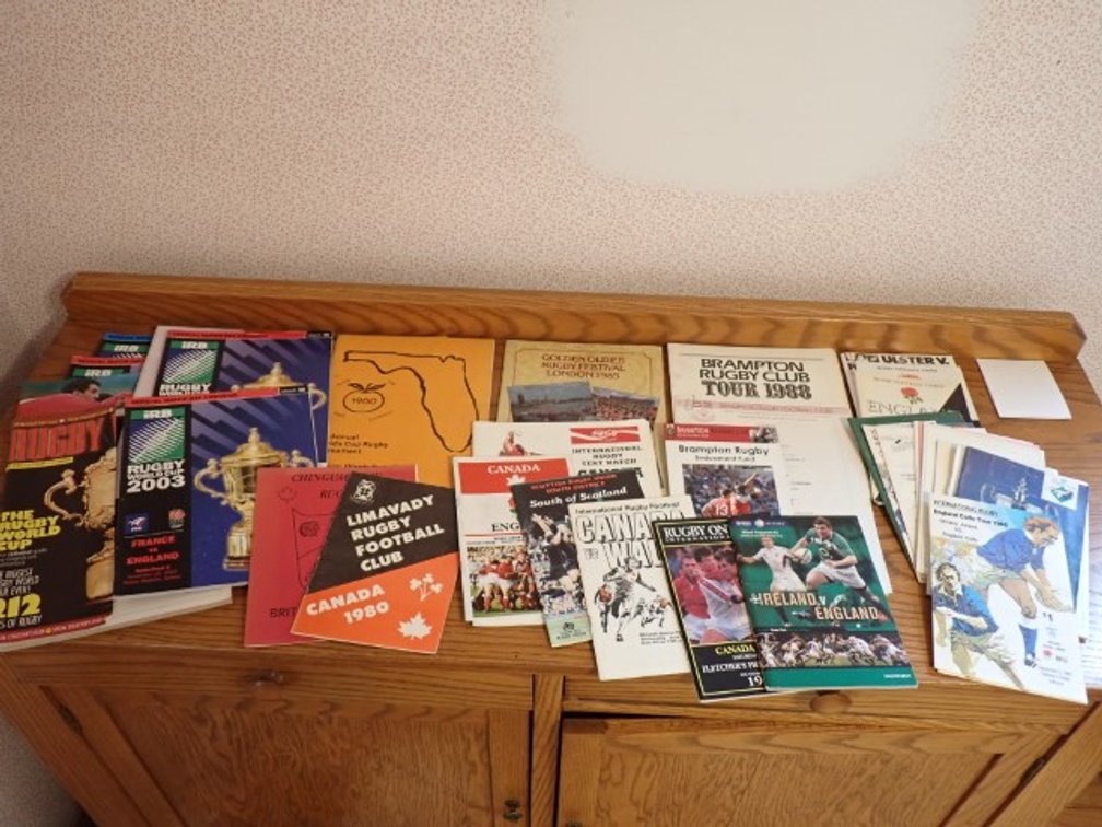 Collection of Rugby Memorabilia