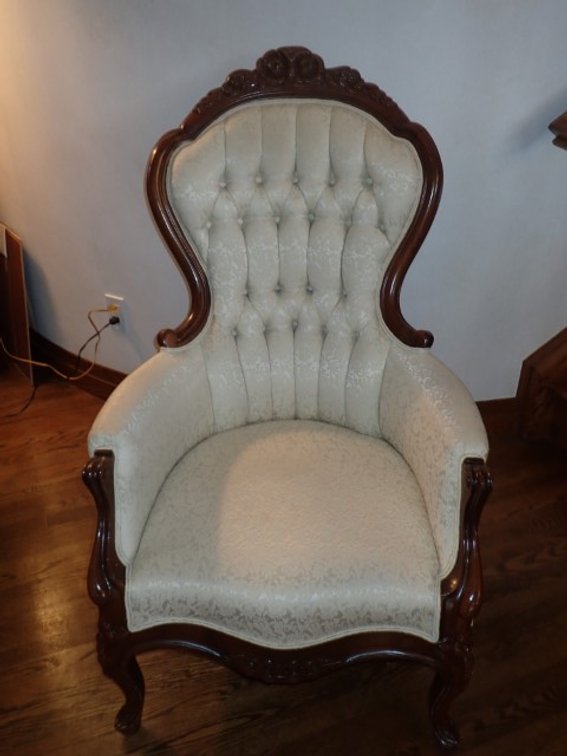 Victorian Style Parlor Armchair