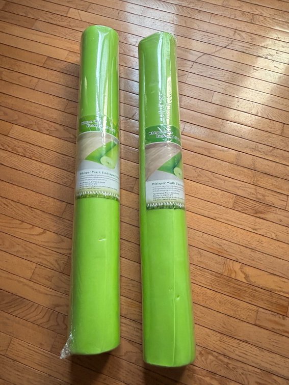 Two unopened rolls of underpad (200 Sq Ft)