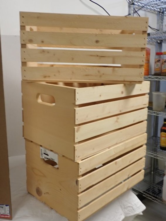 Pine Wood Crates