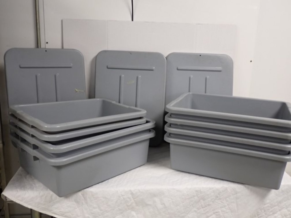 Grey Commercial Bus Tubs