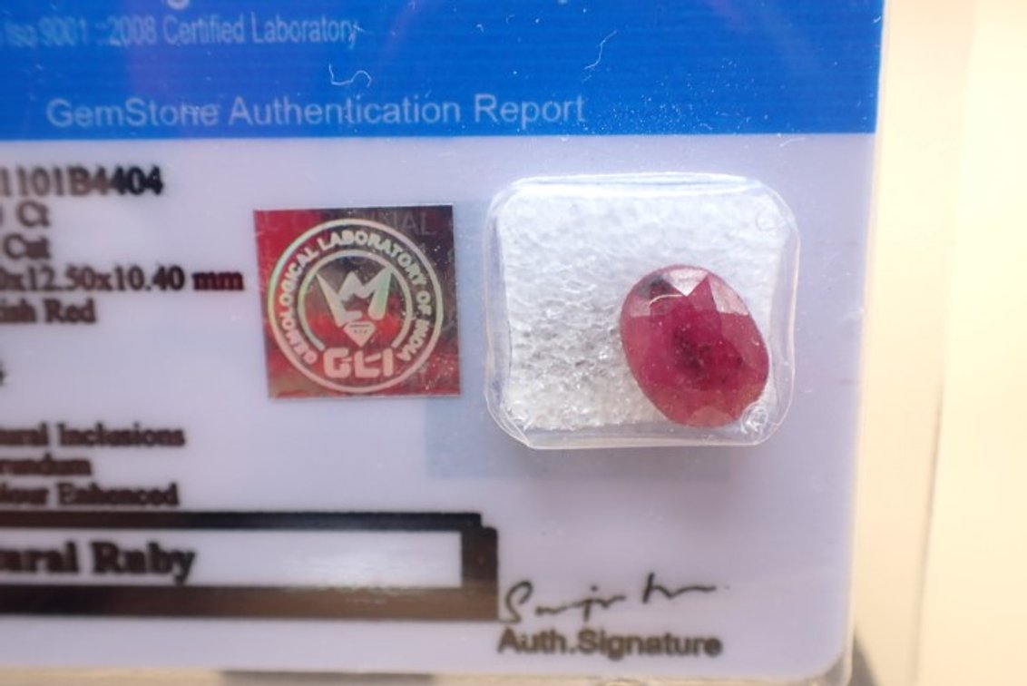 4.75 ct Natural Ruby Gemstone