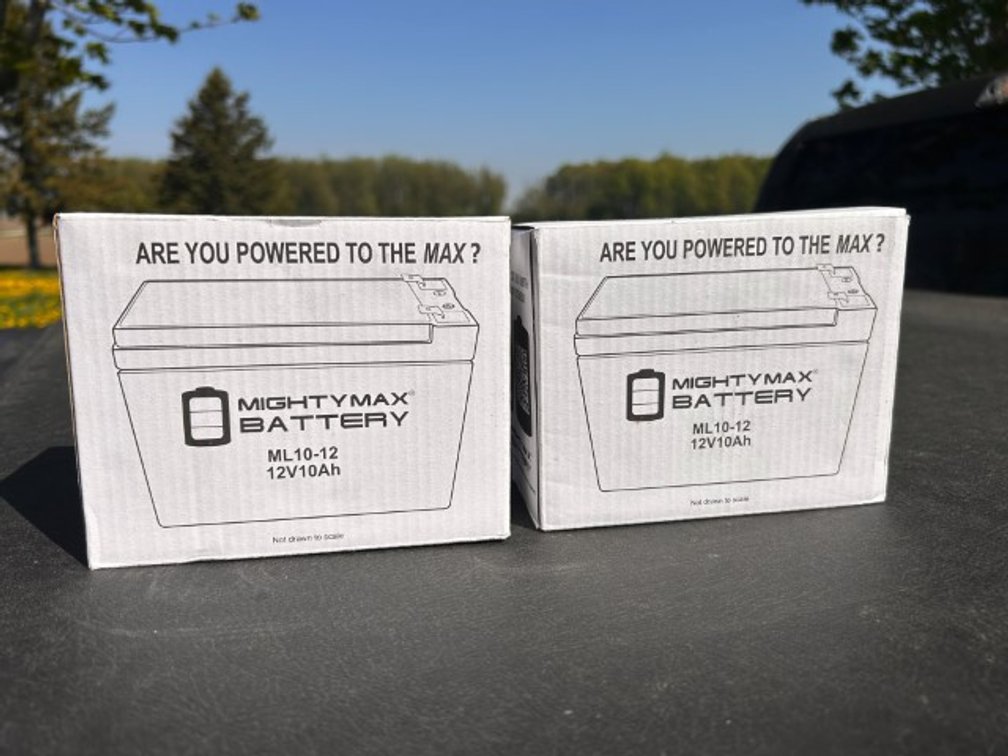 2 x Mighty Max Battery