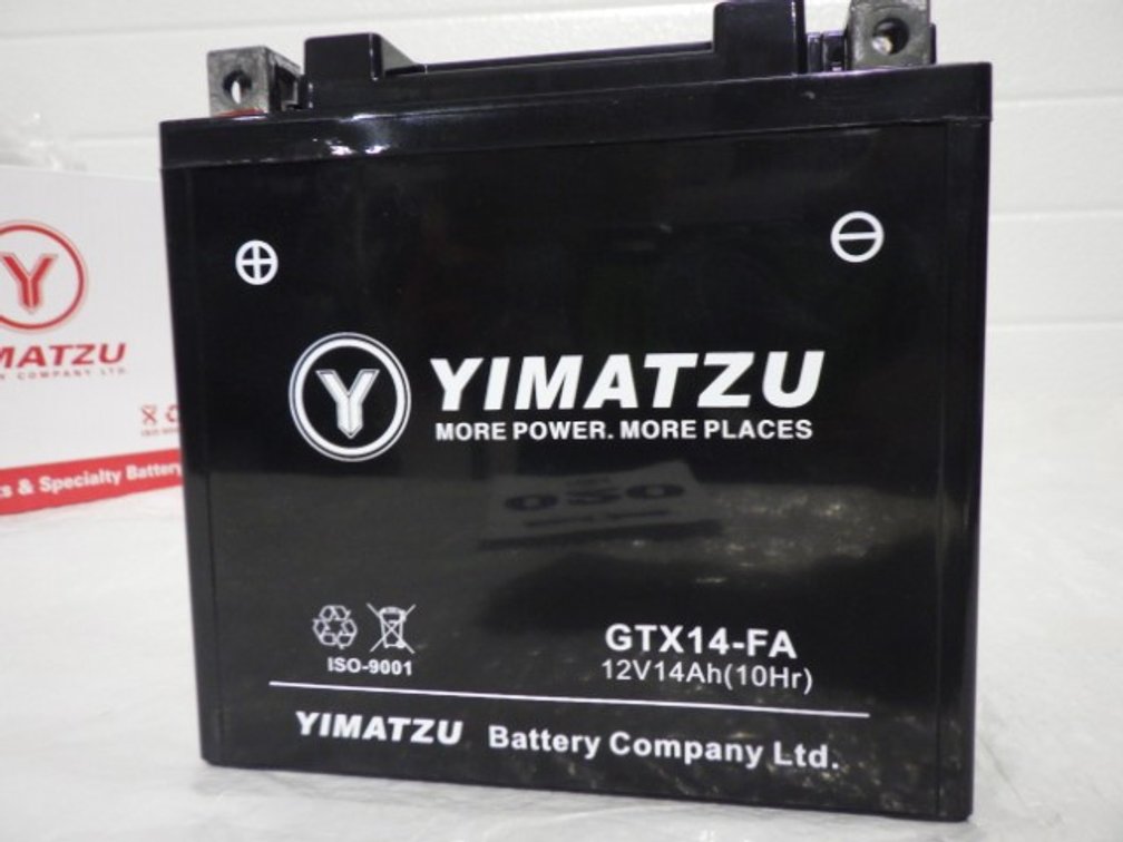 Yimatzu 12v Powersport Battery GTX14