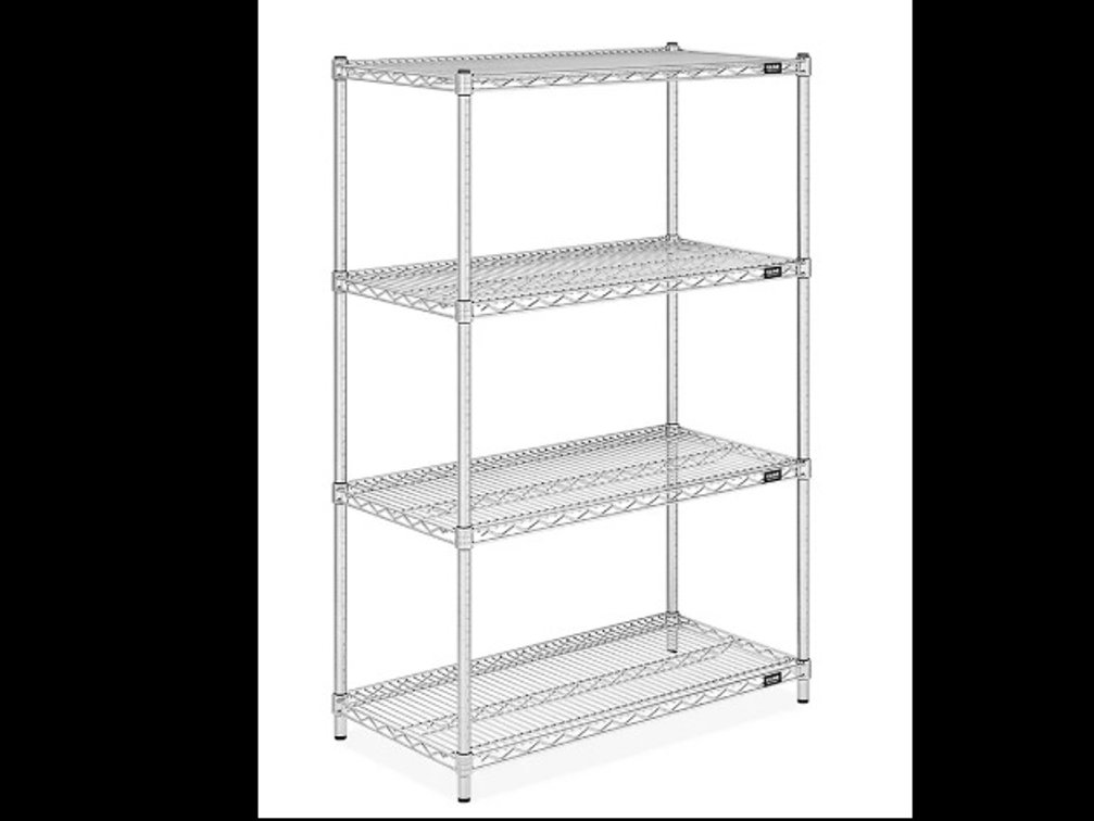 Commercial-Grade Steel Wire Shelving