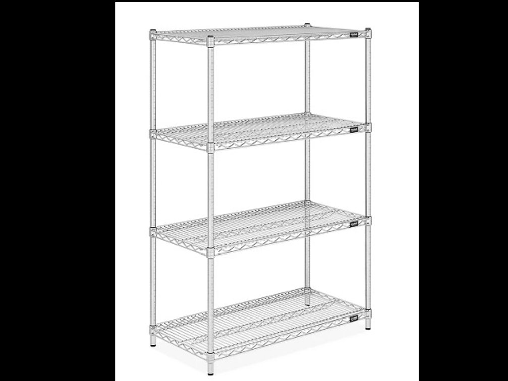 Commercial-Grade Steel Wire Shelving
