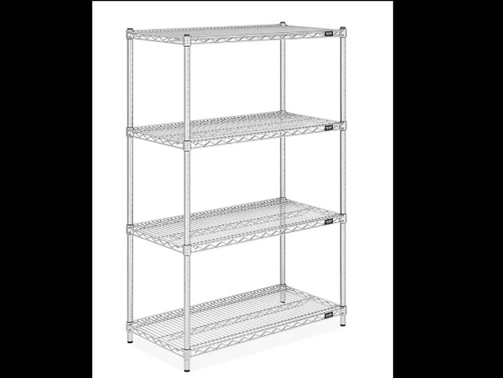 Commercial-Grade Steel Wire Shelving