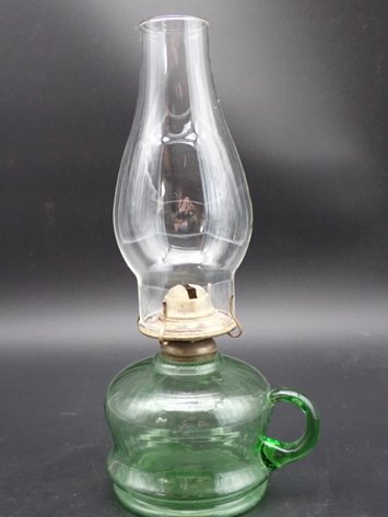 Image for Uranium Glass Finger Lamp