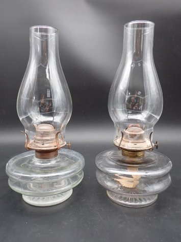 Image for Set of Clear Oil Lamps